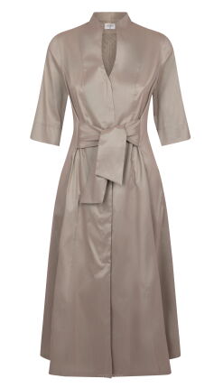 Elegancka sukienka w kolorze ciemnego beżu