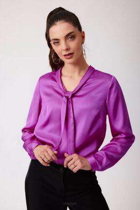 Elegancka bluzka w fioletowym kolorze
